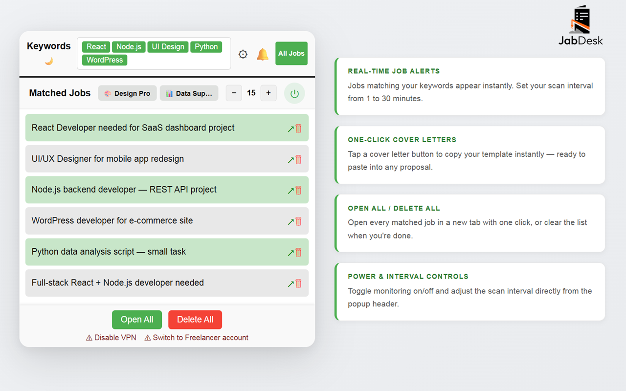QuickReply Pro Extension Popup